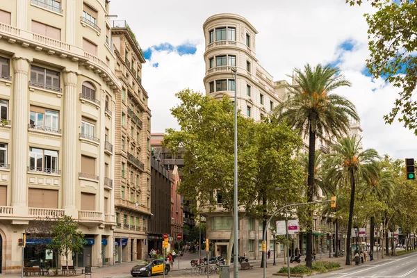 Construcciones metálicas en Barcelona, España — Foto de Stock