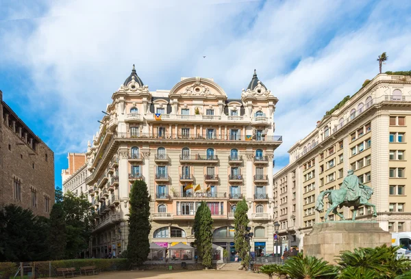 Placa de Ramon Berenguer a Barcellona, Spagna — Foto Stock