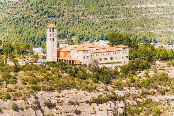 카탈로니아 바르셀로나 근처에서 세인트 베네딕트 수도원 — 스톡 사진