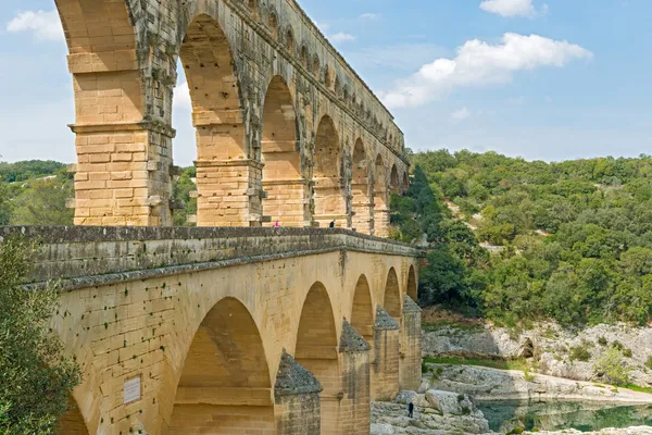 Pont du gard Roma su kemeri avignon yakınındaki Fransa
