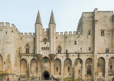 France Provence Midi Avignon Papal Palace Palais des Papes clipart