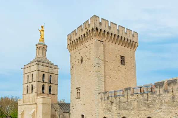 França Provence Midi Avignon Palácio Papal Palais des Papes — Fotografia de Stock