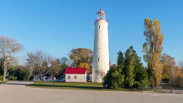 Uitzicht Point Clark Lighthouse National Historic Site Ontario Canada — Stockfoto