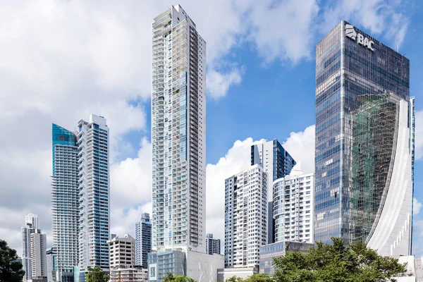 Panama City Panama October 2021 Skyline Skyscrapers Downtown Panama City — Stockfoto