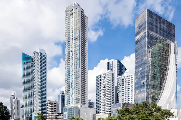 Panama City Panama Oktober 2021 Skyline Van Wolkenkrabbers Het Centrum — Stockfoto