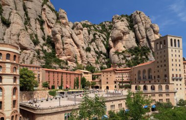 Montserrat monastery. Catalonia, Spain clipart