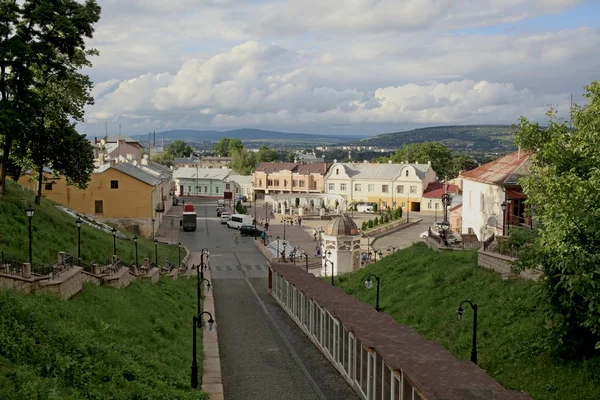 Vista da cidade Chernivtsi, Ucrânia — Fotografia de Stock