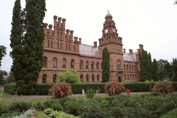 Residence Orthodox metropolitans,Chernivtsi, Ukraine.Stunning architectural ensemble of the former residence of the Orthodox metropolitans of Bukovina and Dalmatia.