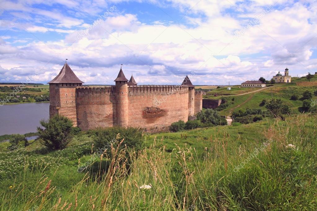 Hotinskaya Fortress X-XVIII centuries, located in Hawtin, Ukraine. One of the Seven Wonders of Ukraine.