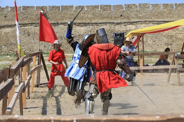 Jousting walk w twierdzy Biełgorod Dniestru (przed 1944 - twierdzy akkerman) — Zdjęcie stockowe