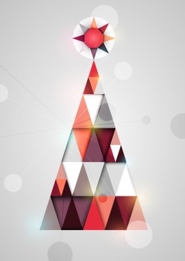 geometrik Noel ağacı