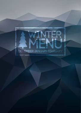 Menü poster.