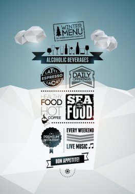Menü poster.