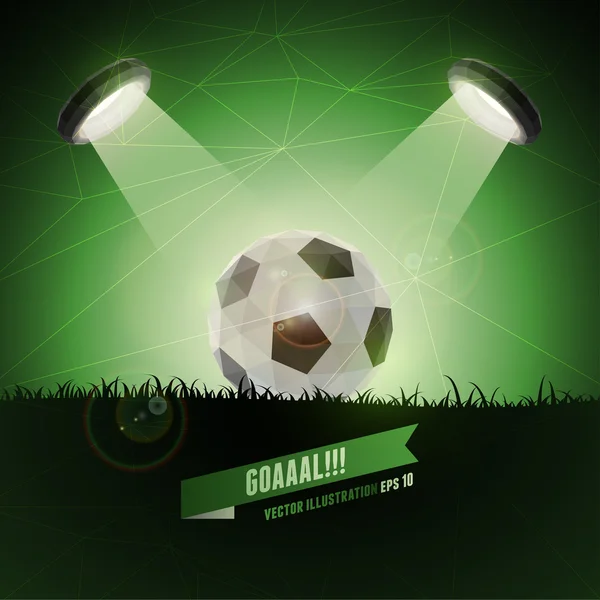 Conception vectorielle de football — Image vectorielle