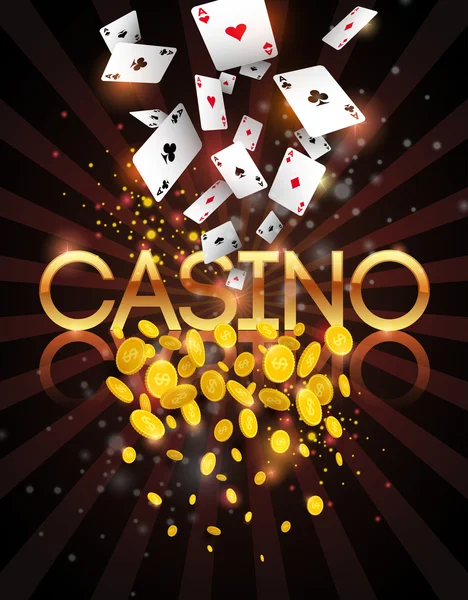 Casino sfondo astratto — Vettoriale Stock