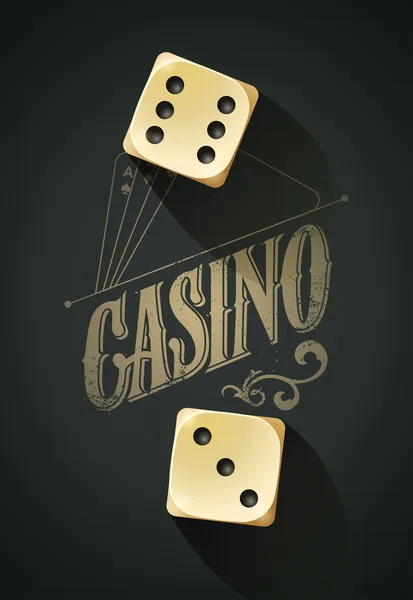 Casino fundo abstrato — Vetor de Stock