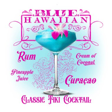 Beyaz izole edilmiş arka planda Bourbon Klasik Kokteyli