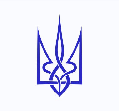 Emblem of Ukraine, trident, vector, symbol