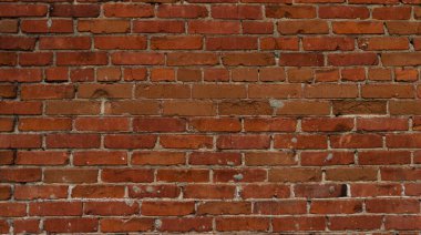 Genel bir planda kırmızı tuğla atışı dokusu