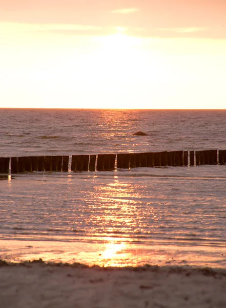 Pôr do sol romântico — Fotografia de Stock