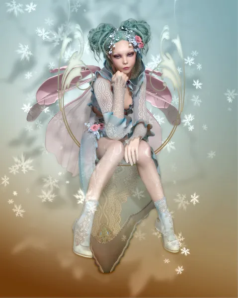 冬の妖精 — ストック写真