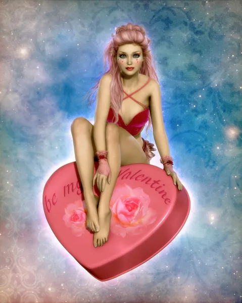 Be My Valentine 3d CG — Stock Photo, Image