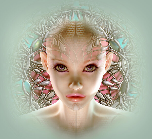 Fantasy Portrait 3d CG