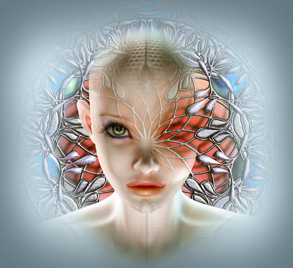 Fantasy Portrait 3d CG