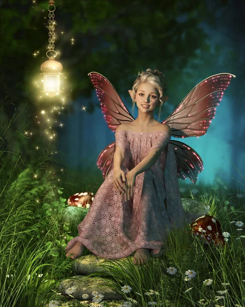 Computer Graphics Fairy Butterfly Wings Royalty Free Stock Images