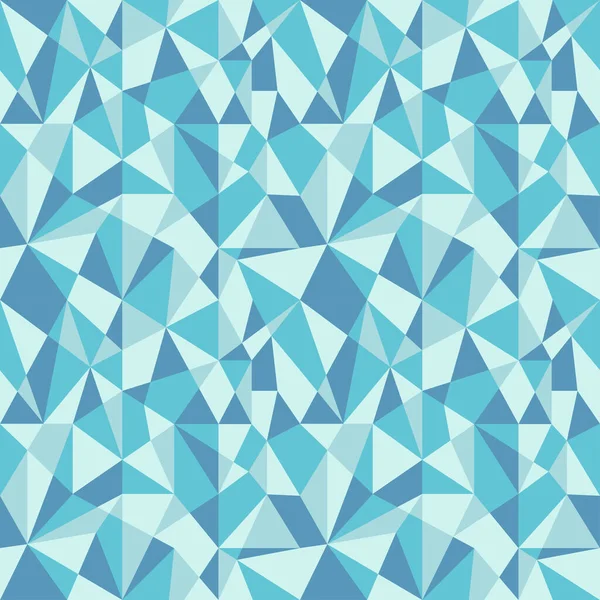 Mavi çokgen mozaik arka plan. Üçgen düşük polimerli, pürüzsüz desen. Soyut geometrik buruşuk doku. Vektör duvar kağıdı 