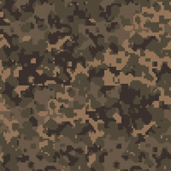 Fondo Camuflaje Digital Patrón Camuflaje Sin Costuras Textura Militar Color — Archivo Imágenes Vectoriales