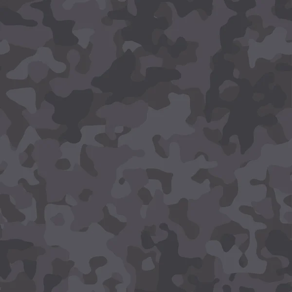 Kamouflagemönster Bakgrund Sömlös Vektor Illustration Klassisk Klädstil Maskerande Camo Upprepa — Stock vektor