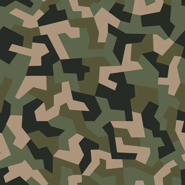 Hintergrund Geometrisches Tarnmuster Nahtlose Vektordarstellung Urban Kleidung Stil Maskierung Camo — Stockvektor