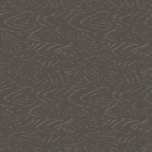 繊維と穀物と茶色の木製の表面 天然のラインウッド 手描きのハッチングテクスチャ シームレスな木の縞模様の背景 ベクターイラスト — ストックベクタ