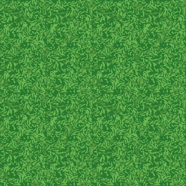 Pixel Platformer Kunst Gras Hintergrund Nahtlose Textur Hintergrund Grünes Quadratisches — Stockvektor