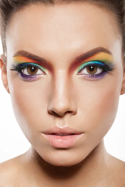 Maquillaje arco iris — Foto de Stock