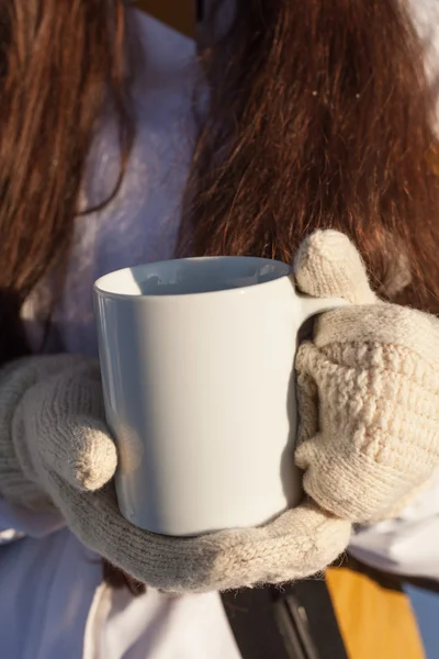 Зимний чай — стоковое фото