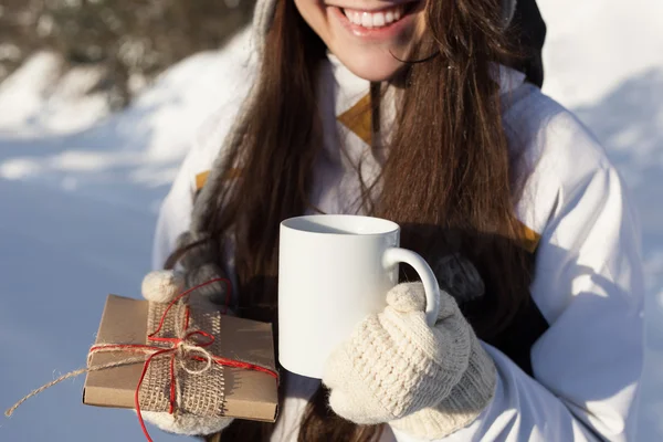 Зимний чай — стоковое фото