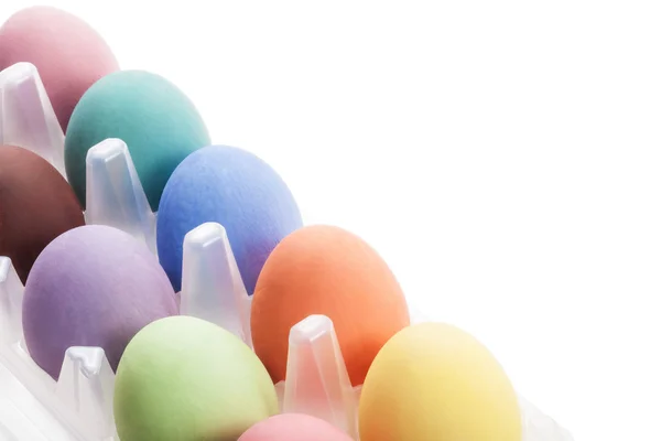Uova di colore per Pasqua di vacanza — Foto Stock