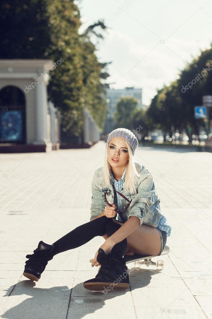 skater girl hat