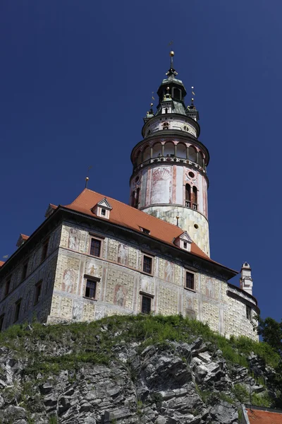 Weergave van Cesky Krumlov (Tsjechische Krumlov) — Stockfoto