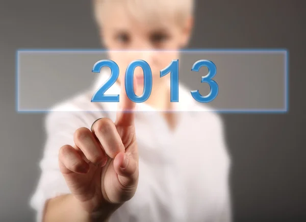 Nuevo concepto de saludo del año 2013 hecho en estilo original, 2013 —  Fotos de Stock