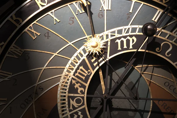 Staré astronomické hodiny v Praze, Česká republika — Stock fotografie