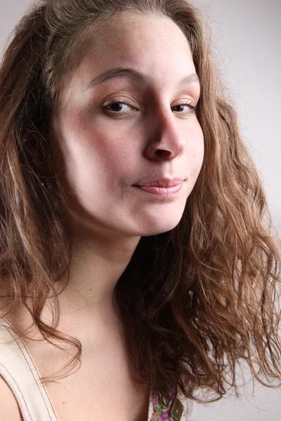 Young brunette portrait — Stock Photo, Image