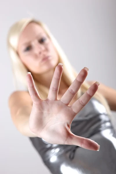 Ung blond porträtt — Stockfoto