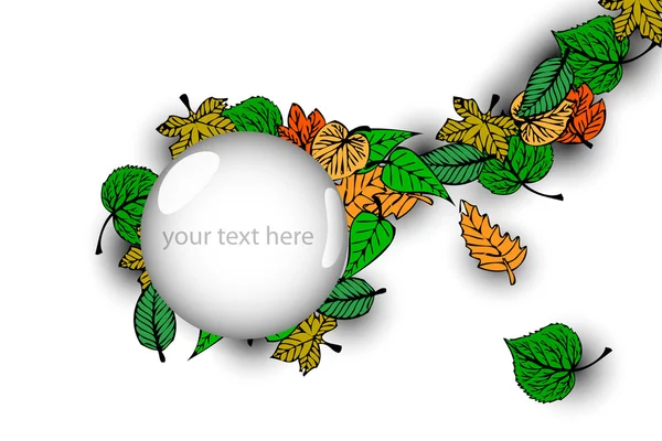 Autumn leaves background concept — Stockfoto