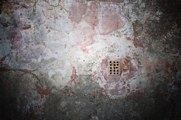 壁の背景 - 古い壁のほこりと発掘 — ストック写真