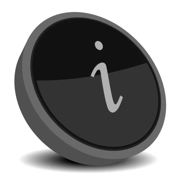 Information button in 3D — Stock Photo, Image