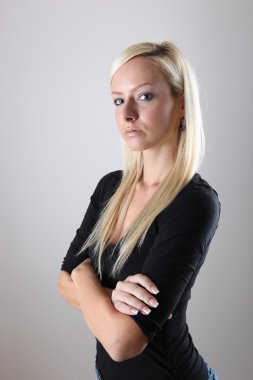 Genç sarışın portre