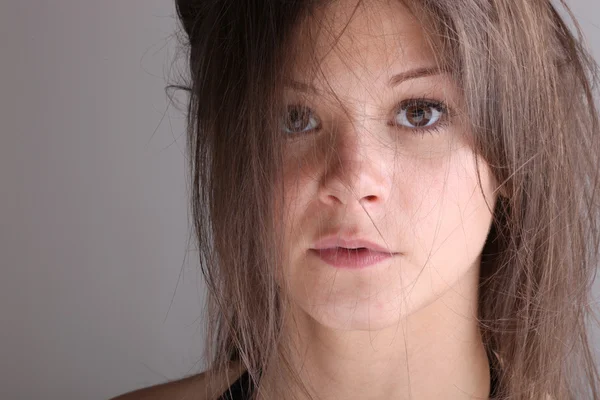 Young brunette portrait — Stock Photo, Image